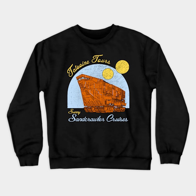 Tatooine Tours Crewneck Sweatshirt by Yolanda84